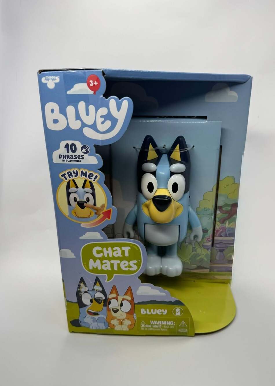 Moose Toys Bluey Chat Mates Bluey Talking Action Figure 10 Phrases